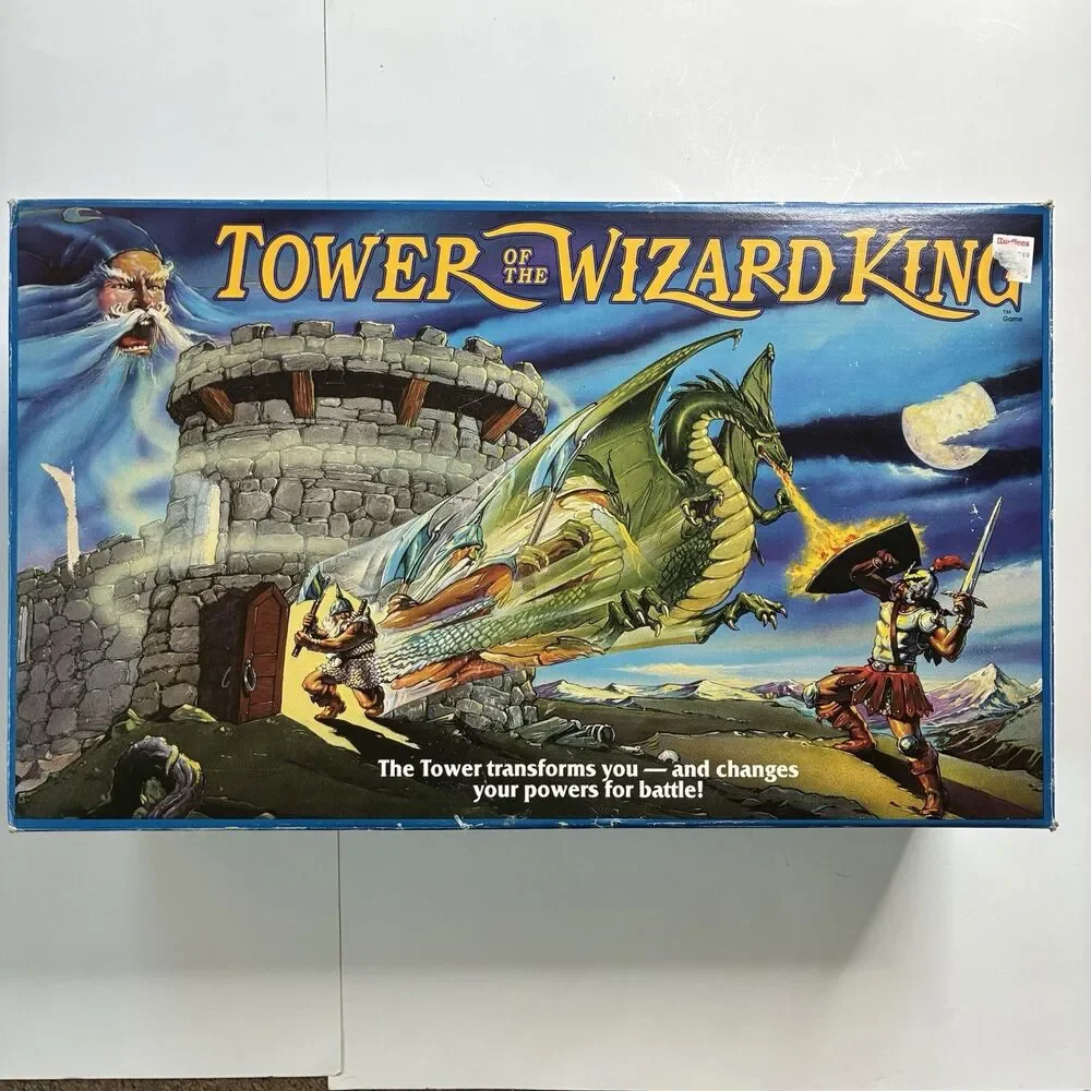 Tower of the Wizard King Parker Brothers 1993 Tower Game BOX ONLY Replacement